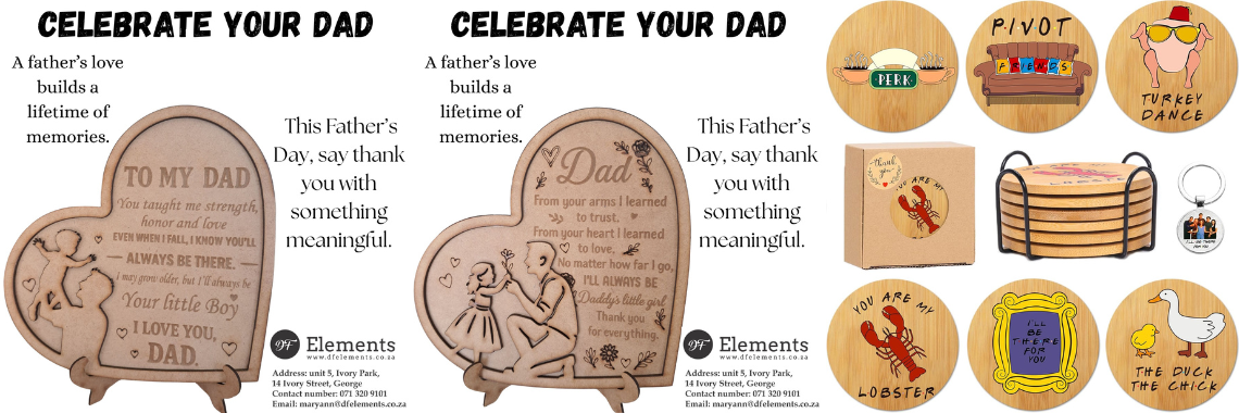 DF Elements Printed Wooden Products